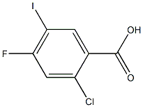Structure of 2-Chloro-4-fluoro-5-iodobenzoic acid