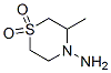 Structure of 3-methylthiomorpholin-4-amine 1,1-dioxide