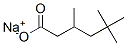 Structure of sodium 3,5,5-trimethylhexanoate