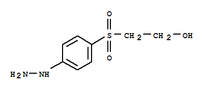 Structure of 2-[(4-hydrazinophenyl)sulfonyl]-ethano