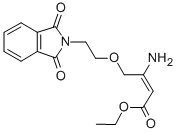 Structure of Ethyl 3-amino-4-(2-phthalimidoethoxy)crotonate