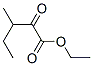 Structure of pentanoic acid,3-methyl-2-oxo-,ethyl ester