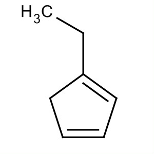 1,3-Cyclopentadiene, ethyl-结构式