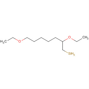 Silane, diethoxyhexylmethyl-结构式