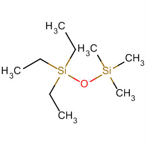 Structure of 1,1,1-triethyl-3,3,3-trimethyldisiloxane