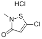 Chemical structure of 5-Chloro-2-methyl-2H-isothiazol-3-one hydrochloride