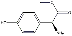 Structure of Methyl(2S)-2-amino-2-(4-hydroxyphenyl)acetate