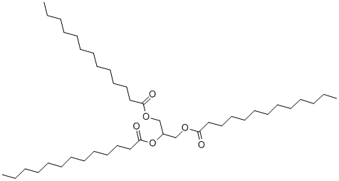 Structure of 1,2,3-TRITRIDECANOYLGLYCEROL