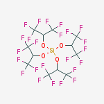 Structure of Tetrakis(1,1,1,3,3,3-hexafluoroisopropyl) Orthosilicate