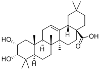 2,3-二羟基-12-齐墩果烯-28-酸结构式