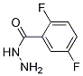 Structure of Benzoic acid, 2,5-difluoro-, hydrazide
