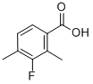 3-FLUORO-2,4-DIMETHYL-BENZOIC ACID结构式