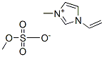 Structure of 3-methyl-1-vinyl-1H-imidazolium methyl sulphate