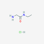 Structure of 2-Amino-N-ethyl-Acetamide HCl