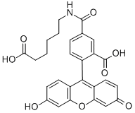 Structure of FLUORESCEIN-5(6)-CARBOXAMIDOCAPROIC ACI&