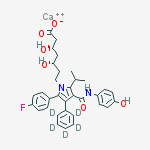 Structure of para-Hydroxy Atorvastatin-d5 CalciuM Salt
