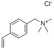 Structure of (AR-VINYLBENZYL)TRIMETHYLAMMONIUM CHLORIDE