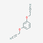 Structure of Benzene, 1,3-bis(2-propyn-1-yloxy)