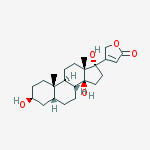 Structure of 17-HYDROXYDIGITOXIGENIN(PST 2286)