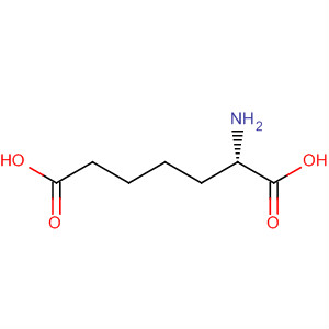 Structure of Heptanedioic acid, 2-amino-, (2S)-