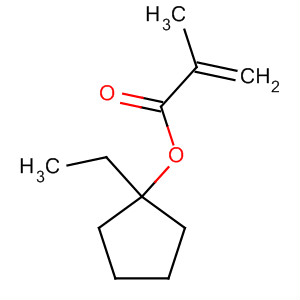 Structure of 1-ethylcyclopentyl ester