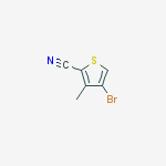 4-bromo-3-methylthiophene-2-carbonitrile结构式