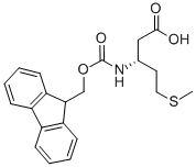 Fmoc-L-β-高甲硫氨酸结构式