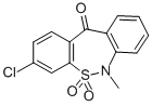 Structure of 3-Chloro-6-methyl-dibenzo[c,f][1,2]thiazepin-11(6H)-one 5,5-dioxide