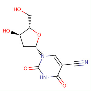 Uridine, 5-cyano-2'-deoxy-结构式