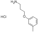 Structure of 3-(3-METHYLPHENOXY)PROPAN-1-AMINE HYDROCHLORIDE