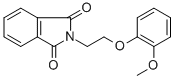 Structure of 2-[2-(2-METHOXY-PHENOXY)-ETHYL]-ISOINDOLE-1,3-DIONE