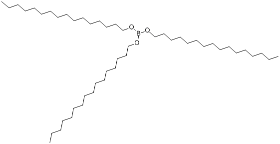 Structure of BORIC ACID TRI-N-HEXADECYL ESTER