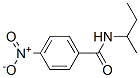 Structure of N-butan-2-yl-4-nitro-benzamide
