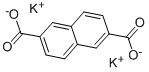 Structure of 2,6-NAPHTHALENEDICARBOXYLIC ACID, DIPOTASSIUM SALT