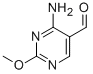 Structure of 4-AMINO-2-METHOXYPYRIMIDINE-5-CARBALDEHYDE