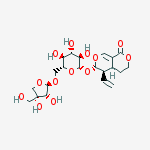 Structure of 6'-O-beta-D-Apiofuranosyl sweroside
