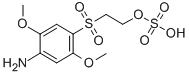 Structure of VINYL SULPHONE ESTER OF 2,5-DIMETHOXYANILINE