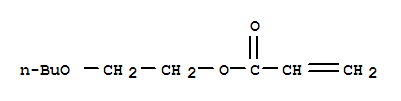 Structure of POLY(2-BUTOXYETHYL ACRYLATE)