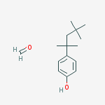 Structure of Formaldehyde, polymer with 4-(1,1,3,3-tetramethylbutyl)phenol