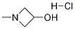 Structure of 3-Azetidinol, 1-methyl-, hydrochloride