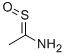 Structure of thioacetamide-S-oxide