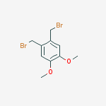 Structure of 1,2-bis(bromomethyl)-4,5-dimethoxybenzene