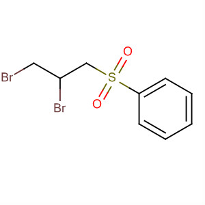 Benzene, [(2,3-dibromopropyl)sulfonyl]-结构式