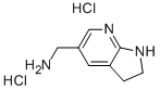 (2,3-DIHYDRO-1H-PYRROLO[2,3-B]PYRIDIN-5-YL)METHANAMINE DIHYDROCHLORIDE结构式