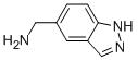 Structure of 5-AMINOMETHYL INDAZOLE