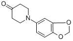 Structure of 1-(1,3-BENZODIOXOL-5-YL)PIPERIDIN-4-ONE