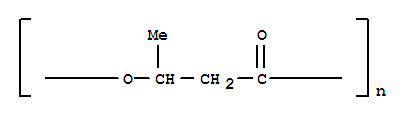 Structure of (C4H6O2)n