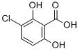 3-CHLORO-2,6-DIHYDROXYBENZOIC ACID结构式