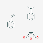 Structure of Poly(styrene-co-maleic anhydride), cumene terminated