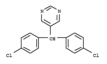Structure of {5-[Bis(4-chlorophenyl)methyl]pyrimidine}